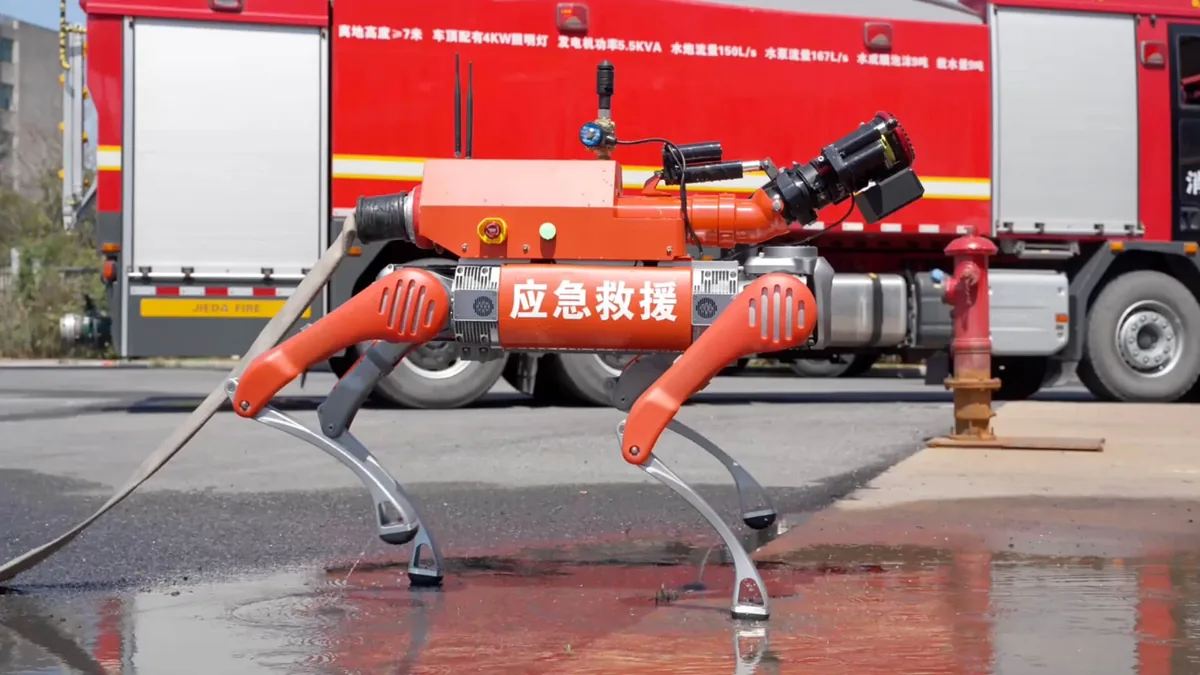 Robot cuadrúpedo para atención de emergencias
